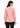 Light pink V-neck top for women, back view