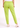 Lime green straight fit pants, back view