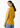Mustard gold sleeveless top, back view from the side