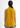 Mustard gold sleeveless mandarin collar top, back view