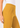 Mustard gold wide leg trousers, pleat close-up