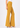 Mustard gold wide leg trousers, side view