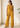 Mustard gold wide leg trousers, styled outfit