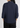 Navy shirt-style top for women, back view