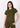 Olive everyday top for women, front view