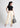 Petal cream cotton trousers, full-length view