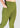 Pickle green flare pants, pocket close-up