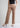 Rosewood beige cotton trousers for women, wide leg