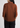 Rust shirt-style top for women, back view