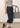 Smokey grey cotton capri, styled with a handbag