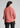 Sunset peach shirt-style top for women, back view