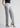 Urban grey pintuck trousers, angled front view