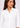 Shirt collar and placket close-up, white top